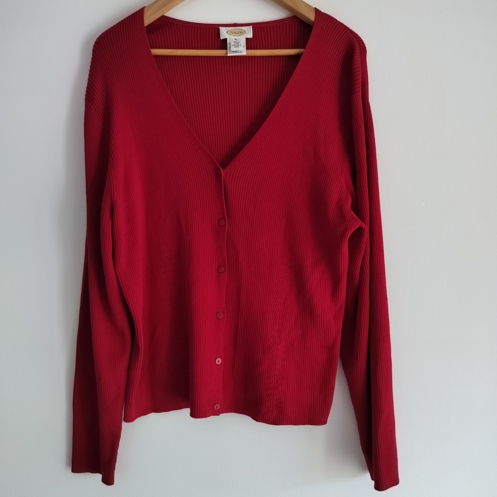 Talbots XL Vintage Silk Blend Cardigan